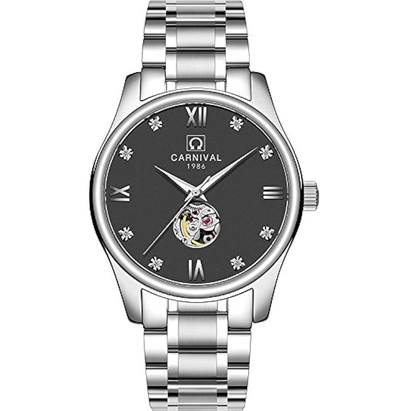 His and Hers Couple Watches Automatic Pair Watch for Men Women Gift Set of 2 - Image 2
